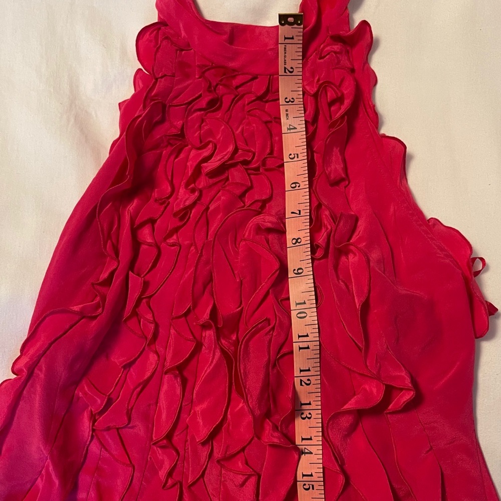 BCBG silk halter top